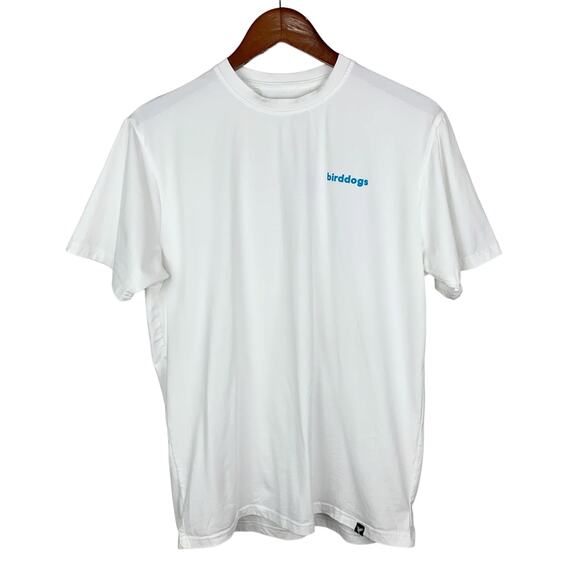 BirdDogs T-shirt Short Sleeve White Shirt Logo Hummingbird Men's L - Picture 1 of 9